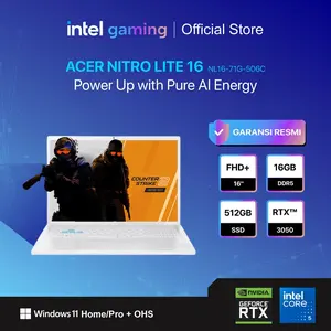 ACER NITRO LITE 16 CORE I5 210H RTX3050 6GB/ 16GB 512GB W11+OHS 16.0WUXGA