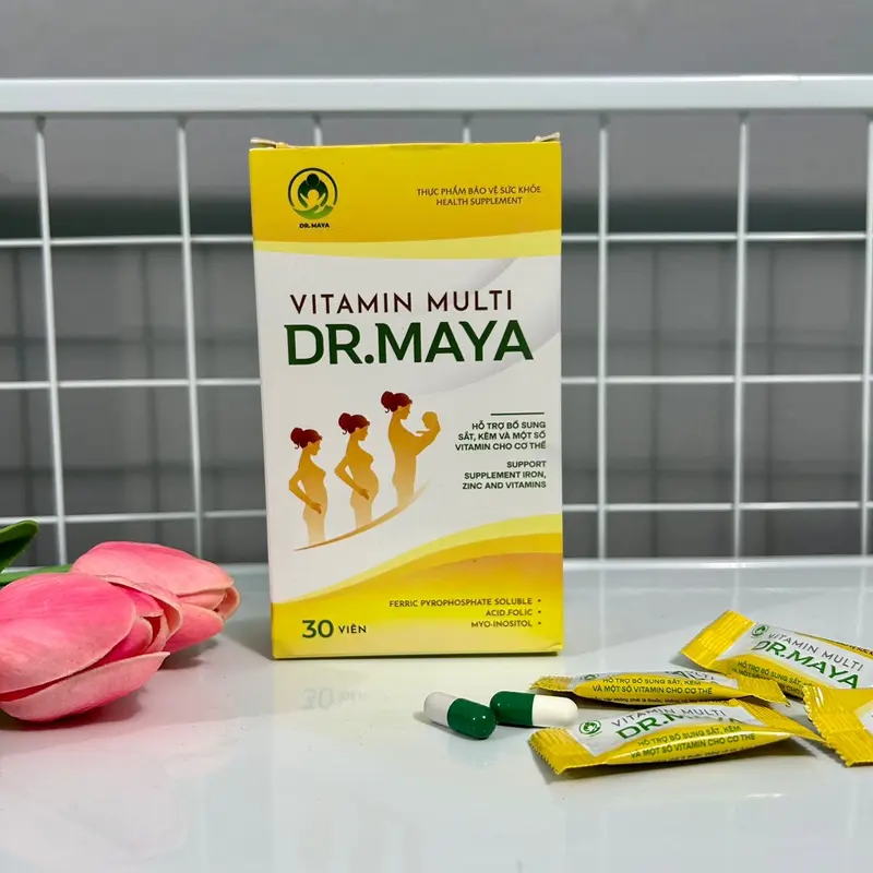 Vitamin Tổng Hợp DR.Maya Dành Cho Mẹ Bầu Và Sau Sinh - Kèm Quà Tặng 0