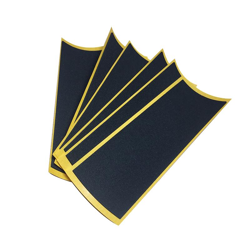 Product Introduction of HZ-Outdoor Products 10Pcs/Lot Black Fingerboard Deck Uncut Tape Stickers Black Foam Grip Tape Non-Slip Stickers 38Mmx110Mm Outdoor Sport 17