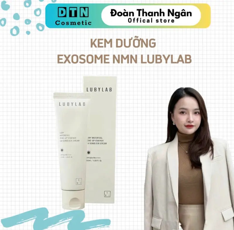 [ Lubylab ]  Kem dưỡng exosome NMN Spicule 80ml 0