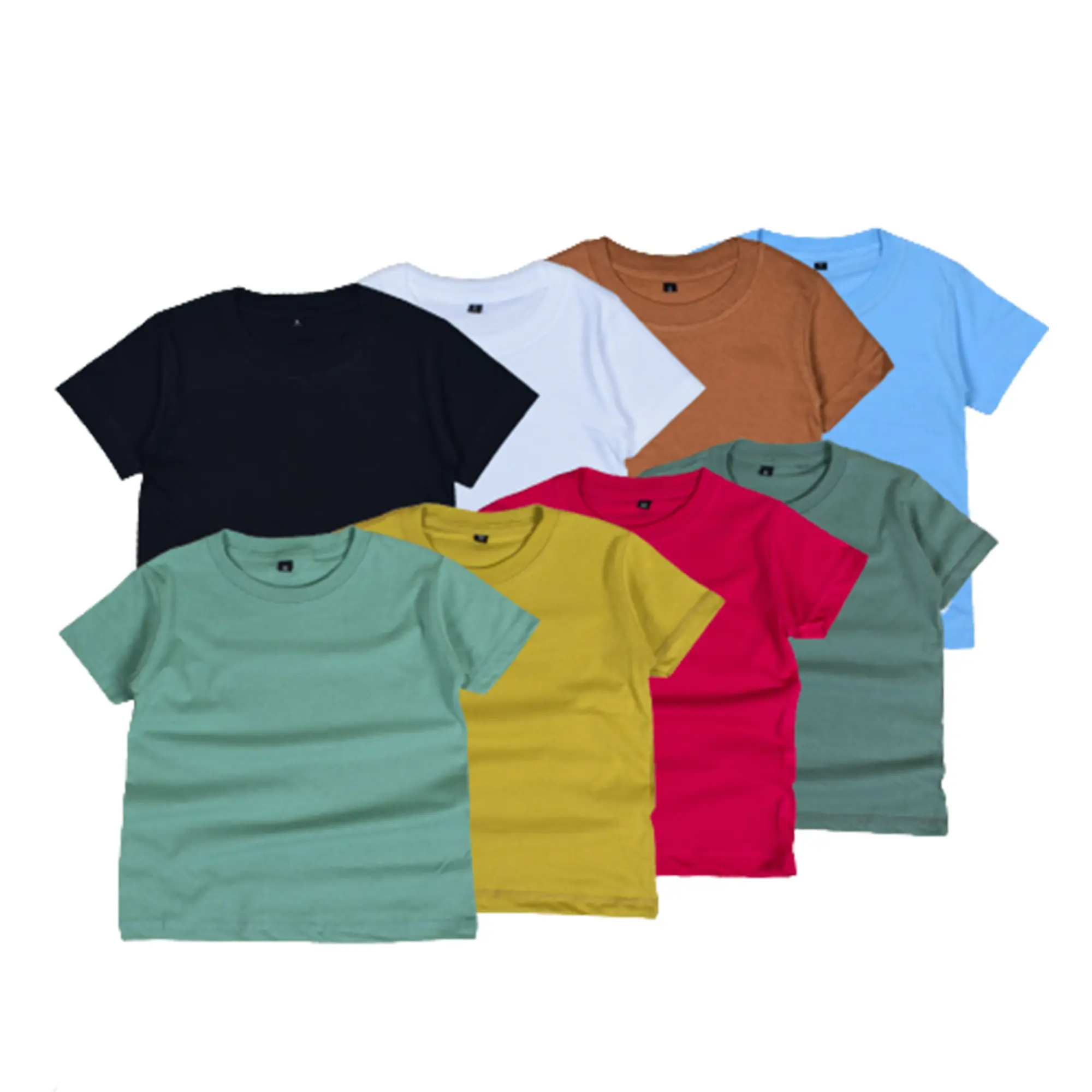 Kaos Polos Anak Laki Laki Perempuan Bahan Katun Usia 1-12 Tahun Baju Anak Polos Kualitas Distro Premium Combed Cotton