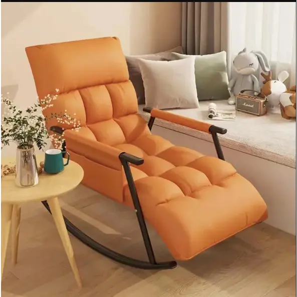 [Tặng Gối Hoa] Ghế bập bênh Thư giãn ghế đọc sách đủ màu 3
