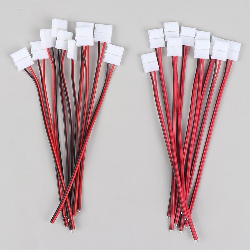 Product Introduction of Đầu Nối Dải Đèn LED, 10 Cái, 2 Chân, Điện 8Mm Và 10Mm, Kẹp Ghép Nối, Cho Đèn Dải LED SMD 3528 5050 5630, Đầu Nối Thanh Đèn 5