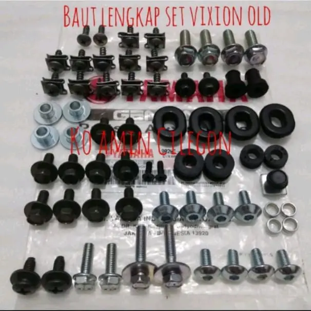 Baut Lengkap Full Set Body Yamaha Vixion Old 0