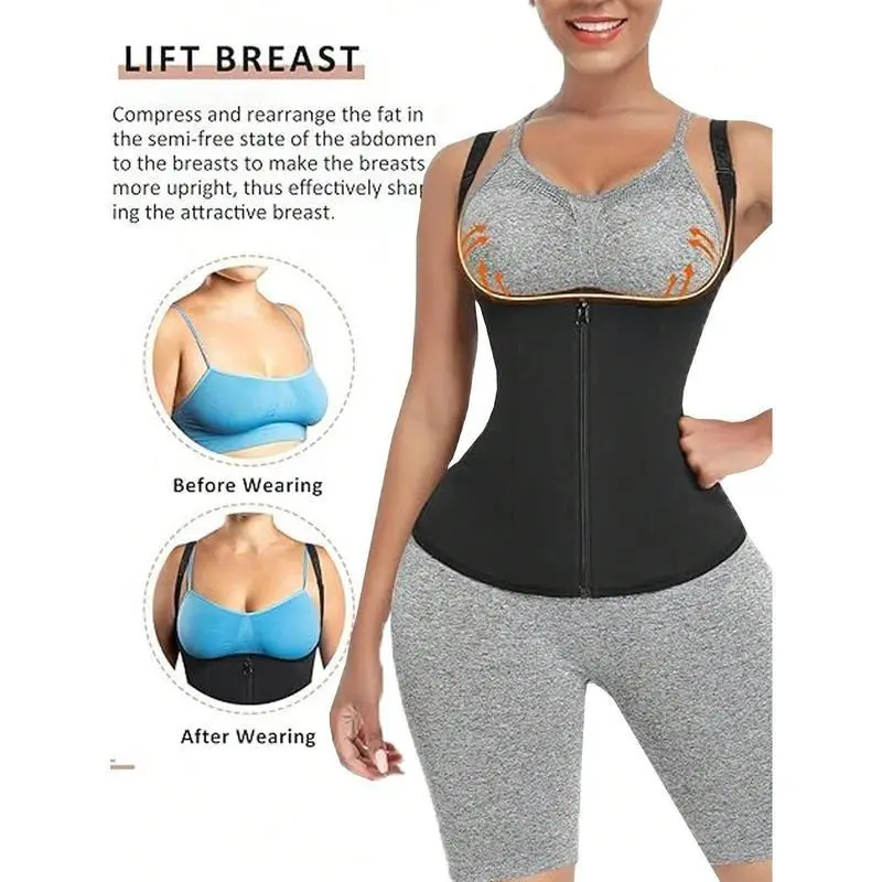 Women's Waist Trainer, Adjustable Waist Cincher, Workout Sweat Body Shaper, Tummy Control Shaper for Women 2