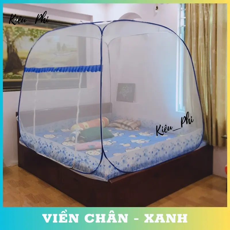 Mùng gấp thông minh tự bung chống muỗi gấp gọn cao cấp Kiều Phi 1