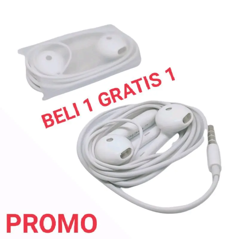 0Promo!!! Beli 1 Gratis 1 Headset Handsfree Untuk Semua Type Earphone