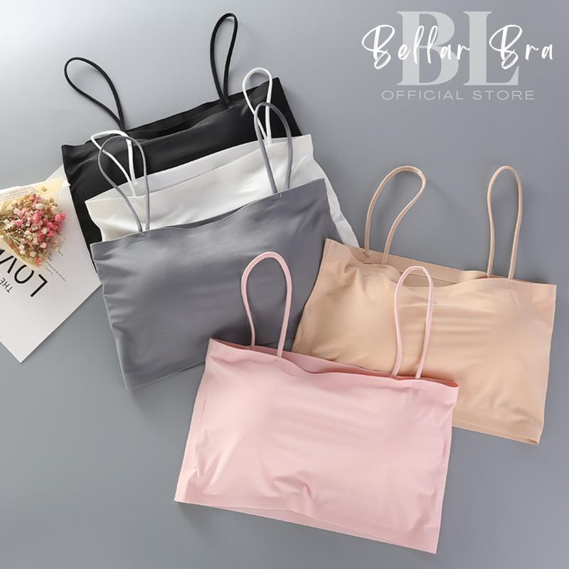 Combo 3 Áo Bra Đúc Su Trơn Quây 2 Dây -Áo Bra Mặc Áo Dài - Áo Bra Top Nữ Đúc Su Quây 2 Dây Chất Mát Lịm Bellar Bra B8881