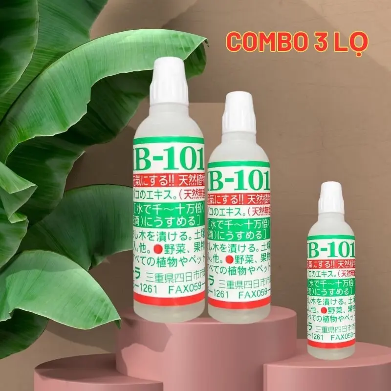 [Combo 3 lọ] Kích Rễ HB-101 Nội Địa Nhật Bản, Phục Hồi Cây Yếu, dùng được cho tất cả các loại cây lọ 6ml 0
