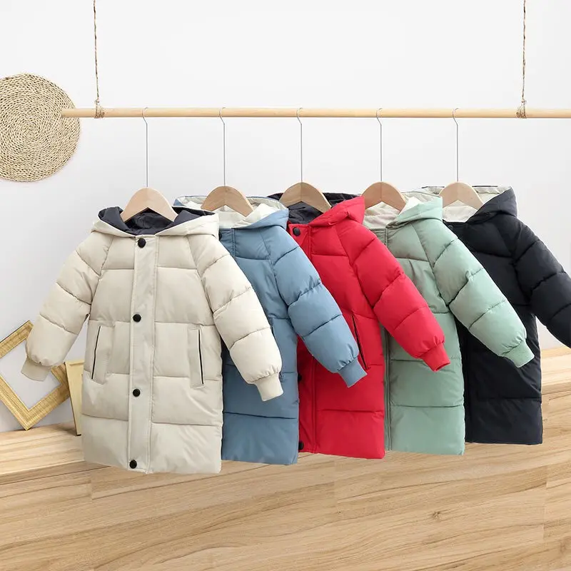 [ Shubimkids ] -AK01-Áo Khoác Phao Dáng Dài Cho Bé Trai Và Bé Gái - Siêu Ấm 12- 40kg