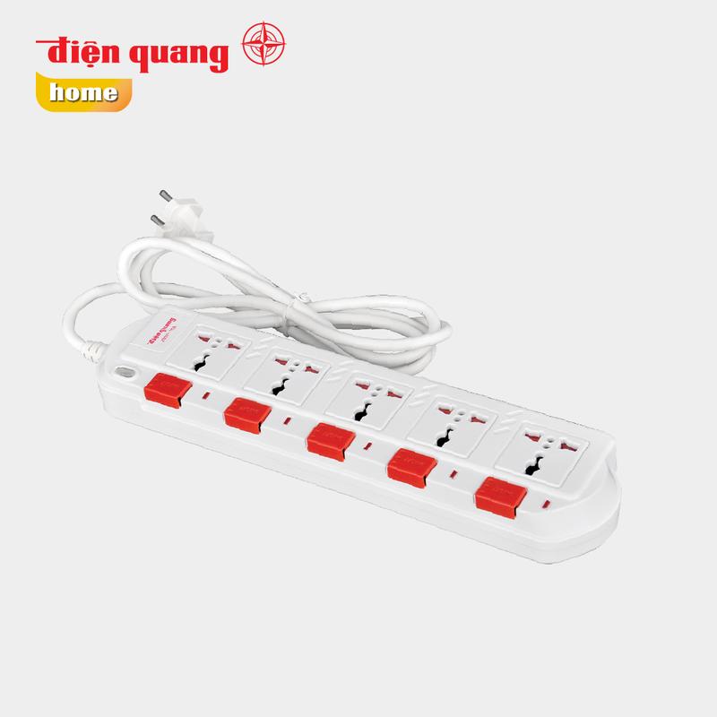 Ổ cắm Điện Quang ĐQ ESK SM750SL ( 5 lỗ 3 chấu ) 2