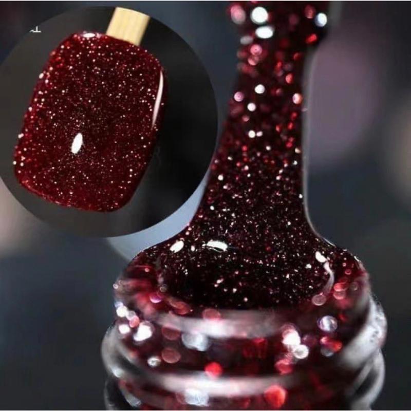 Sơn gel flash đỏ - đen hottrend 2024