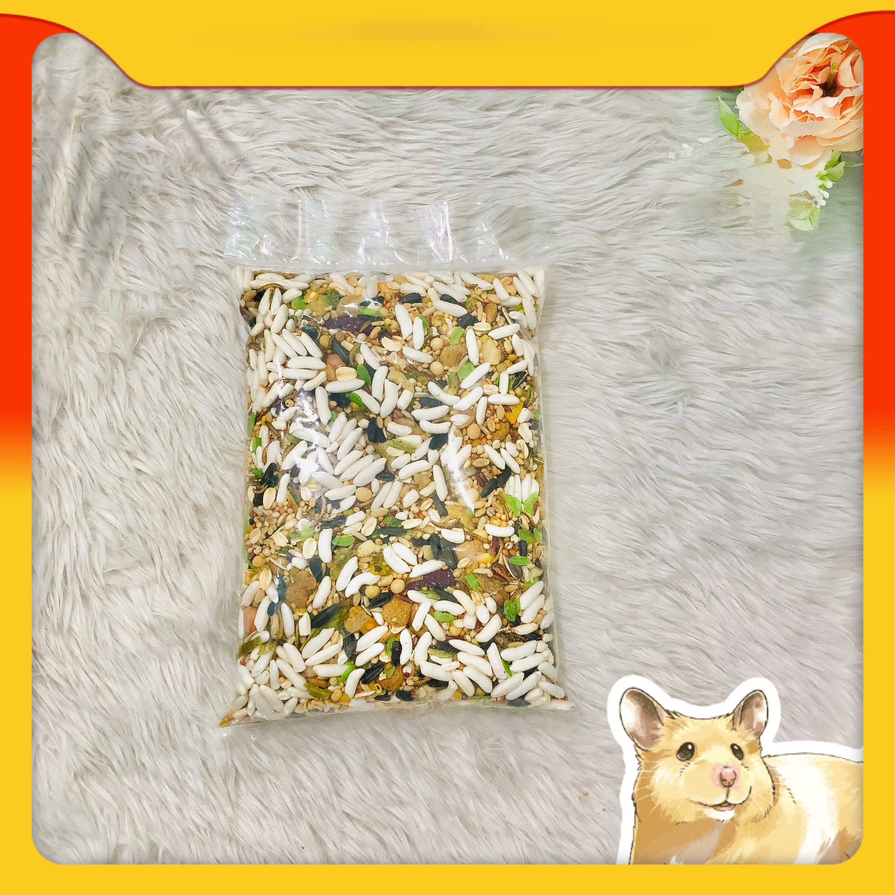 Thức ăn trộn cho chuột Hamster loại 500gr (loại thường)