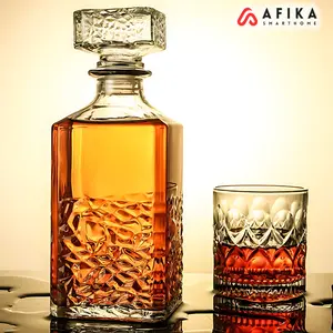Whisky Decanter Glass Bottle Liquor Scotch Luxury 950ml