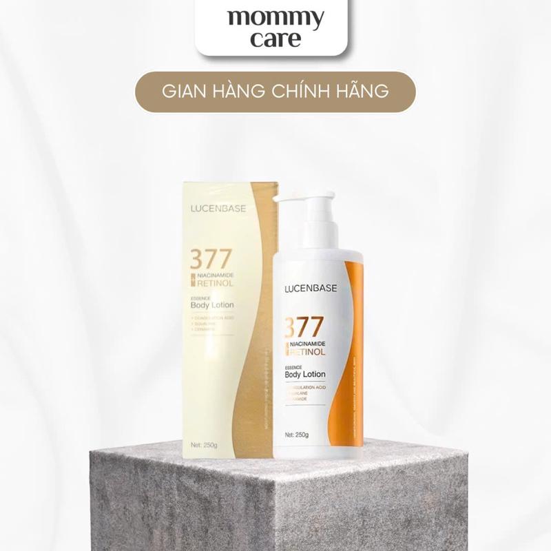 Dưỡng Thể 377 Lucenbase Hỗ Trợ Dưỡng Sáng Da, Cấp Ẩm 250ml