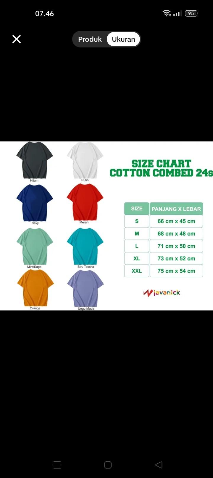 Product Introduction of PROMO Kaos Dekengan Pusat Cotton Combat 24s 0