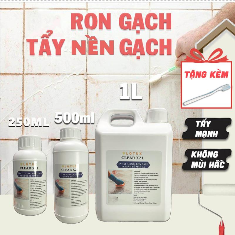 Dung Dịch Tẩy Vết Ố Ron Gạch, Sàn Gạch Men Mã TRG01 Làm Sạch