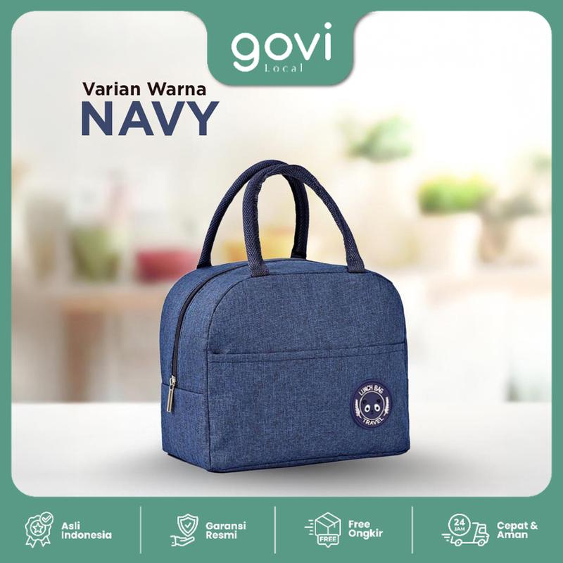 Goto [COD] Hamigo Lunch Bag Tas Bekal Makanan Tempat Makan Anak Dewasa 7