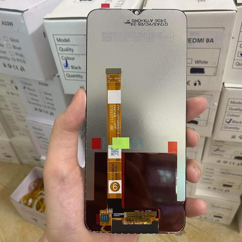  Màn hình dành cho thay thế Opo A5 2020  A9   A31 A11x Realme C3   Realme C3i   Realme 5   Realme 5i   Realme 6i   Realme A3 kèm keo tua vít 
