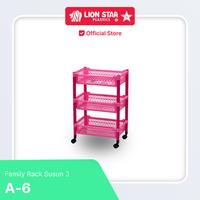 Gambar LION STAR Plastik Rak Susun Serbaguna 3 Tingkat Family Rack 3 Stacks A-6 dari Lion Star Indonesia Kab. Tangerang 2 Tokopedia