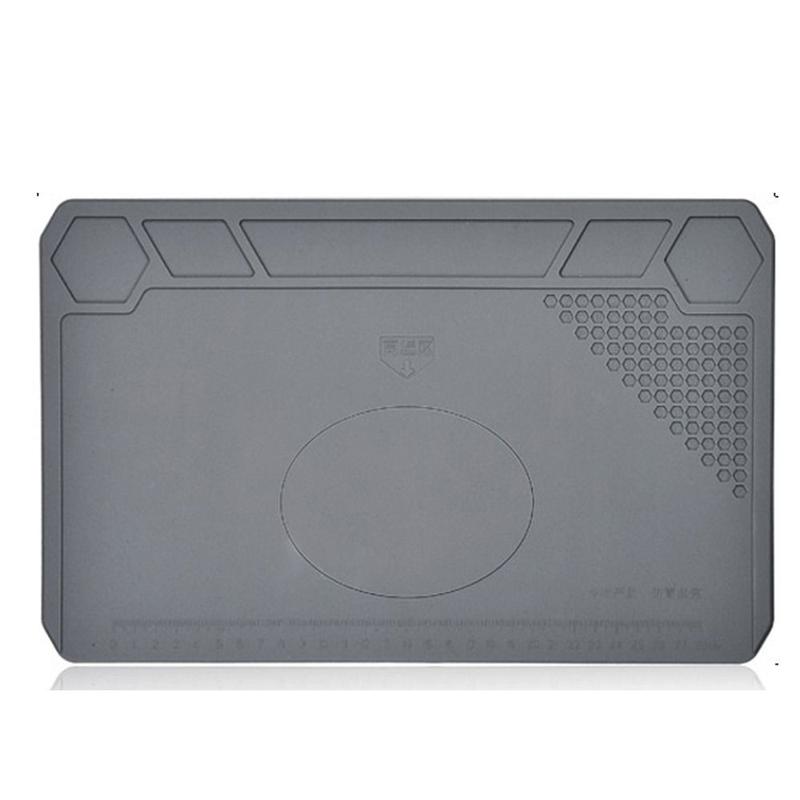 Product Introduction of Temperature Resistant Heat Insulation Soldering Mat Heat Resistant Silicone Repair Pad Desk Platform ESD Working Pad Computer 13