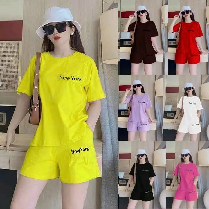 Bộ Thể Thao Thêu Chữ New York Cực Xinh Cho Cô Nàng Năng Động Cá Tính SNY01 - Nữ, Quần, Size M-XXL - Nam Sport Tập Thể Dục