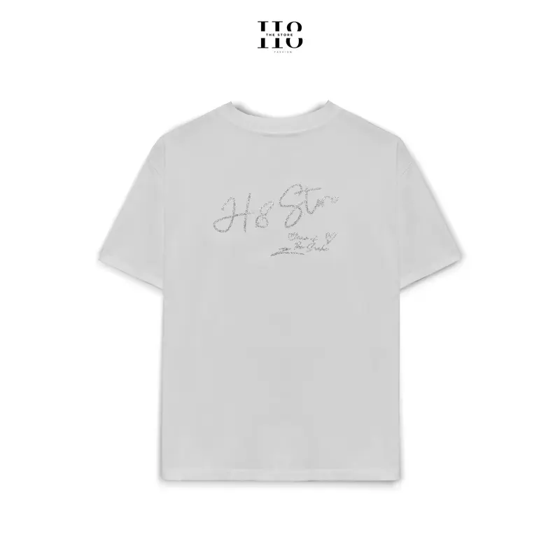Áo Thun H8.Store - Hình in ánh kim tuyến - Unisex - Cotton 250gsm - Co dãn 2 chiều Cổ Tròn Nam Menswear 6