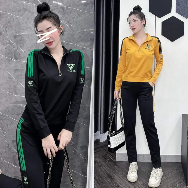 Bộ đồ thời trang fom rộng ống suông thêu mã sản phẩm M818424210 là sự lựa chọn hoàn hảo cho những ai yêu thích phong cách trẻ trung, năng động và sành điệu. Cotton Thun Nữ Áo Women Top Voi Nhung 4