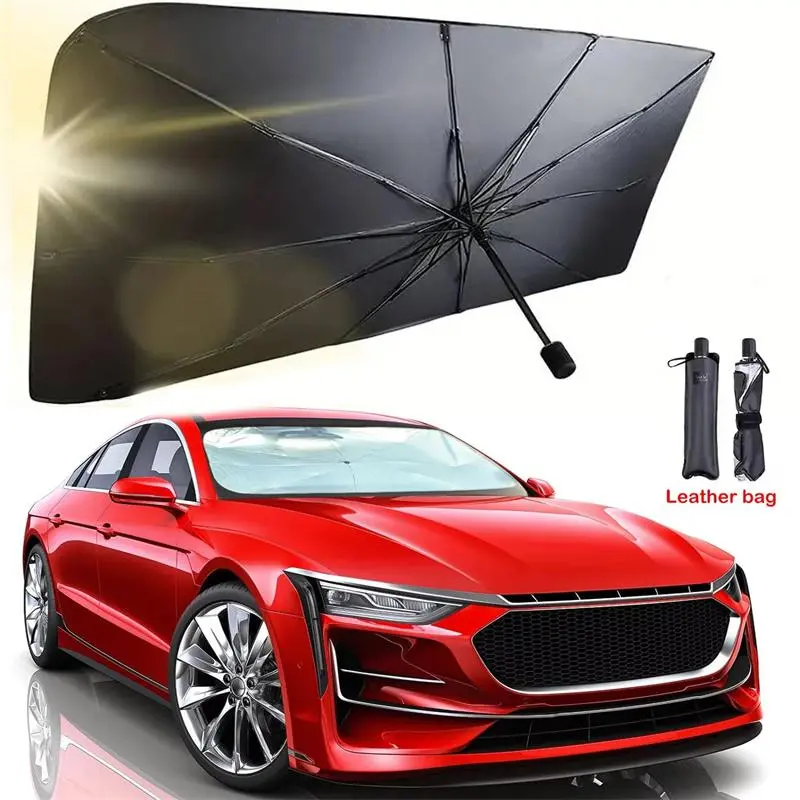 Car Windshield Sunshade Umbrella, Foldable Car Windshield Sunshade, Universal Car Exterior Accessories for Most Vehicles 0