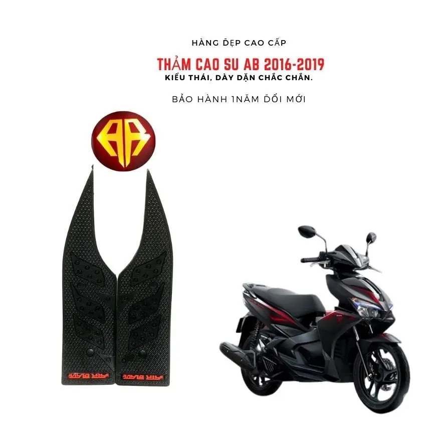 Thảm Để Chân AB Cao Su Dầy Xịn Đời 2016-2019(giá 1 đôi)