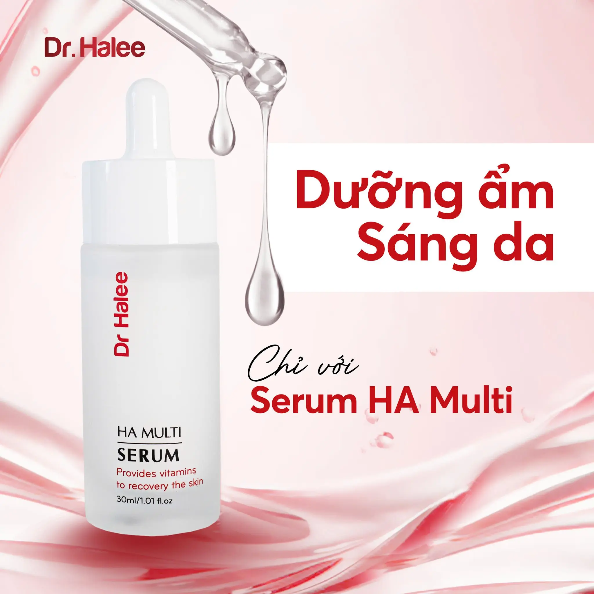 Serum Cấp Ẩm HA Multi 30ml DR HALEE Skincare Women Cấp Ẩm Dưỡng Ẩm Da Làm Đẹp Da Chăm Sóc Da