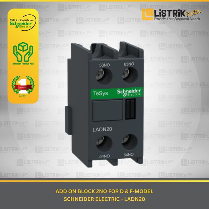Jual ADD ON BLOCK 2NO FOR D & F-MODEL ACCESSORIES CONTACTOR SCHNEIDER ...