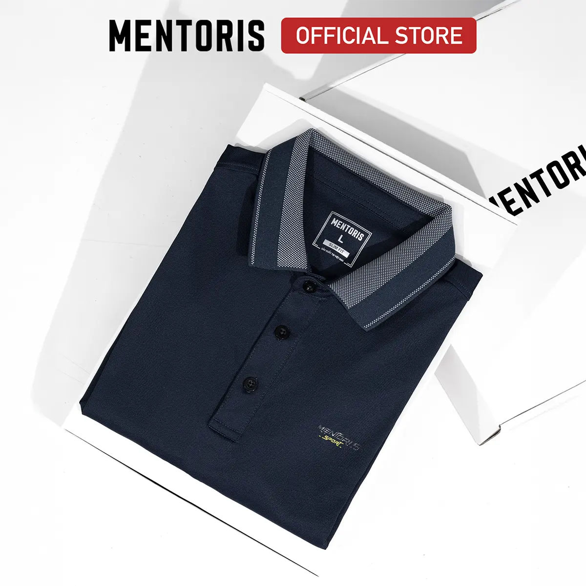 Áo Polo Nam Cao Cấp Form Slim Fit Chất Mát Lạnh Co Giãn Tốt Lịch Sự Trẻ Trung Menswear MPL2508S