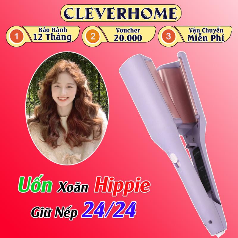 Máy Làm Xoăn Sóng Xoan Hippie Máy Uốn Tóc Mini Máy Làm Tóc Lượn Sóng RL- 188