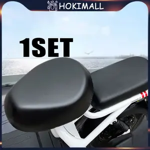 Kulit PU Sarung Jok Sepeda Listrik Anti Air Seat Cover E-bike Universal   Cover Dudukan Sepeda Listrik