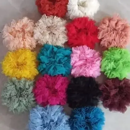zuhroh CEPOL MINI SCRUNCHIE IKAT RAMBUT BAHAN TELLE MULTI 5
