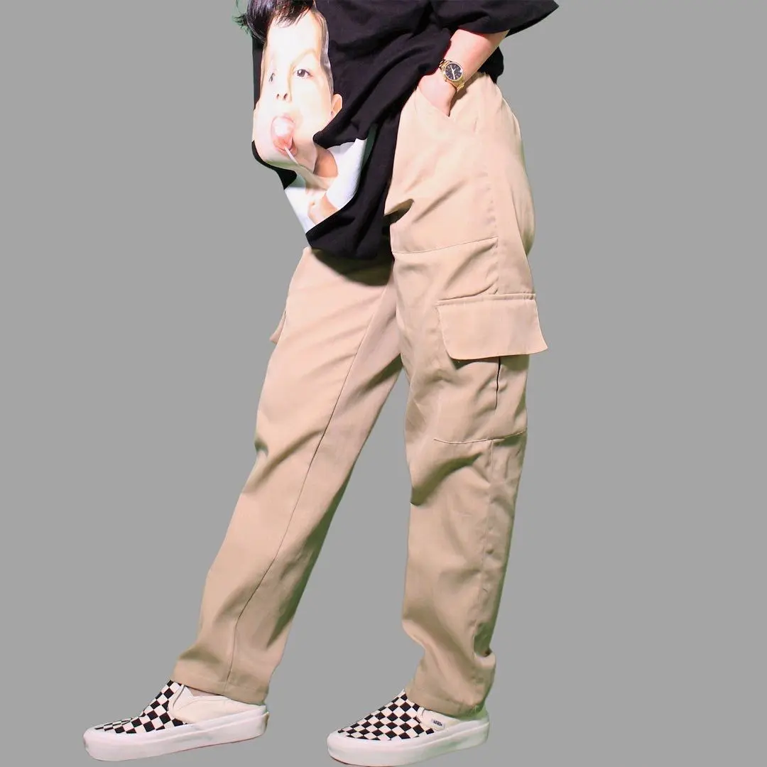 Celana Cargo Unisex Pria Wanita Size M - 4XL ( JUMBO ) Panjang
