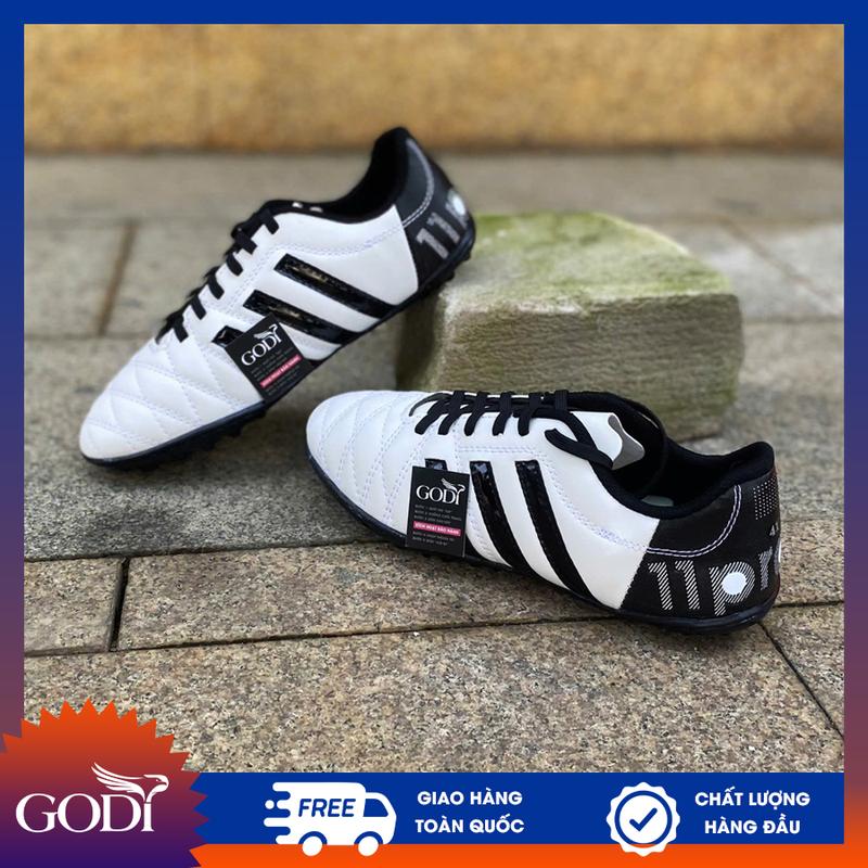 size 35 đến 44 - Giày đá bóng đá banh toni 3 sọc màu đen giày bóng đá sân nhân tạo nam nữ trẻ em size 35-36-37-38 rẻ đẹp