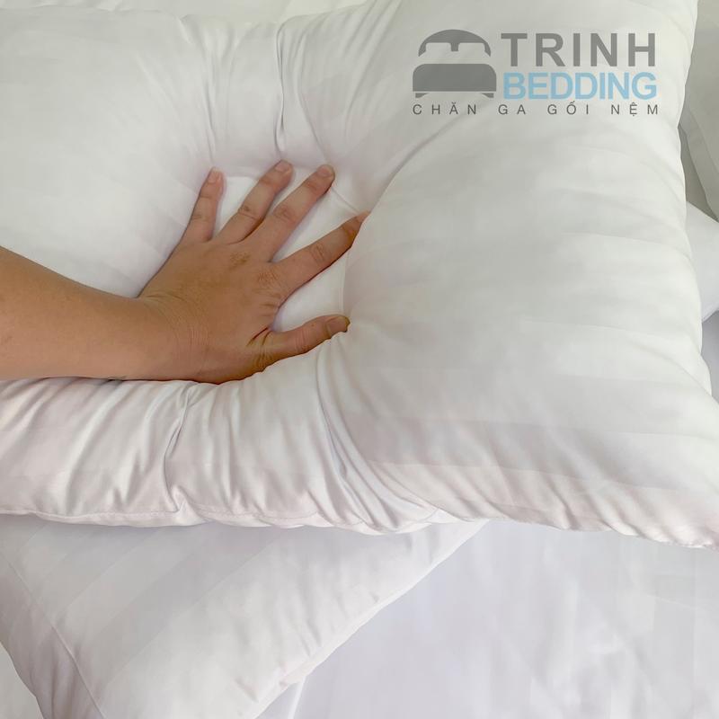 Ruột Gối Nằm|Ruột Gối Ôm|Bông Bi Micro Ball ( Bi tròn) Êm Mềm - Ko xẹp bông Trinh Bedding 2