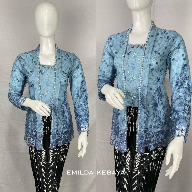 Product Introduction of Kebaya KutuBaru / KutuBaru Tille / Kebaya Modern / Kebaya Remaja / Kebaya Tradisional / Kebaya Kutu Baru Pendek Tille Payet Modern 2