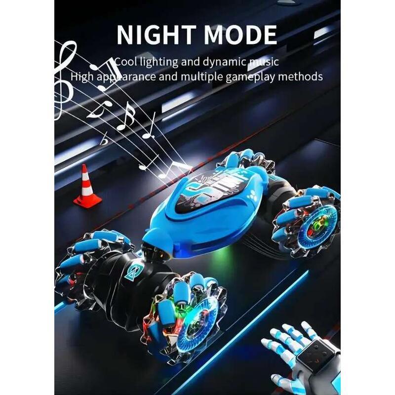 Product Introduction of Gesture sensing Morphing remote control car Children's toys Twist four-wheel drive climbing stunt boy rechargeable off-road vehi 1