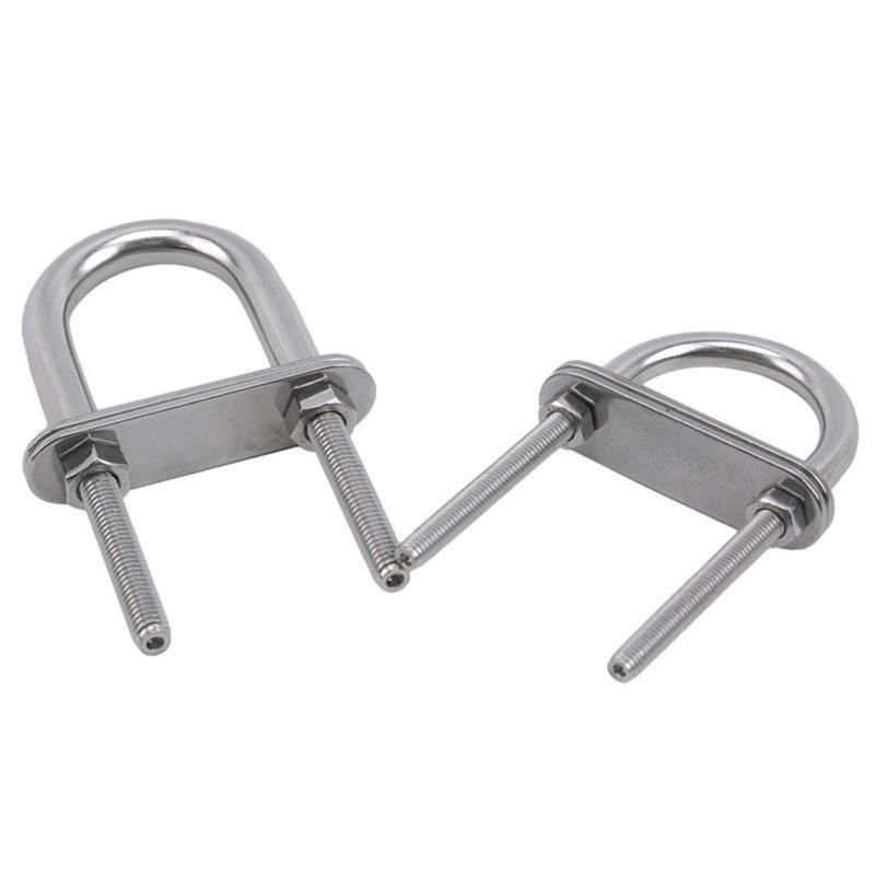 Cà Vạt Thuyền Buồm Stern Eye U-Bolt, Thép Không Gỉ, Bu Lông Hàng Hải, Thích Hợp Cho Bu Lông Dây Buộc, Thay Thế Cho Thuyền Buộc, Bu Lông U Hàng Hải, Phụ Kiện Thuyền, AH, 1 Cái 8
