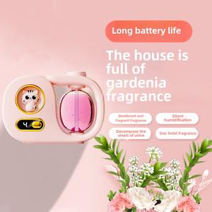 Diffuser Automatic Fragrance Spray Air Freshing Agent Toilet Automatic Spray Aromatherapy Toilet Automatic Aerosol Dispenser deodorizer car purifier Pure Essential Automatic Room Black Bottle toilet freshener bath  fizzer gift  sets