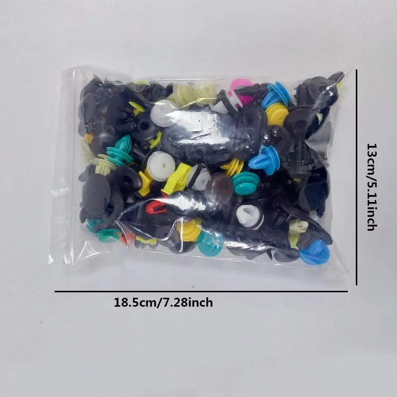 Random Color Car Fender Clip, Car Fender Clip Repair Kit, Car Clips Bumper Rivets, Car Retainer Clips, Universal Car Body Repair Tool Kit 1