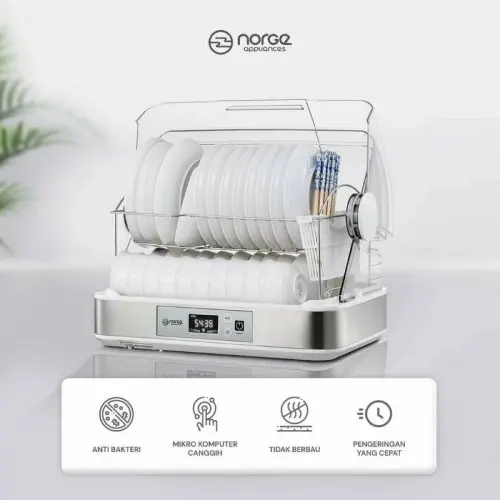 NORGE 4 in 1 Table Top UV Dish Dryer