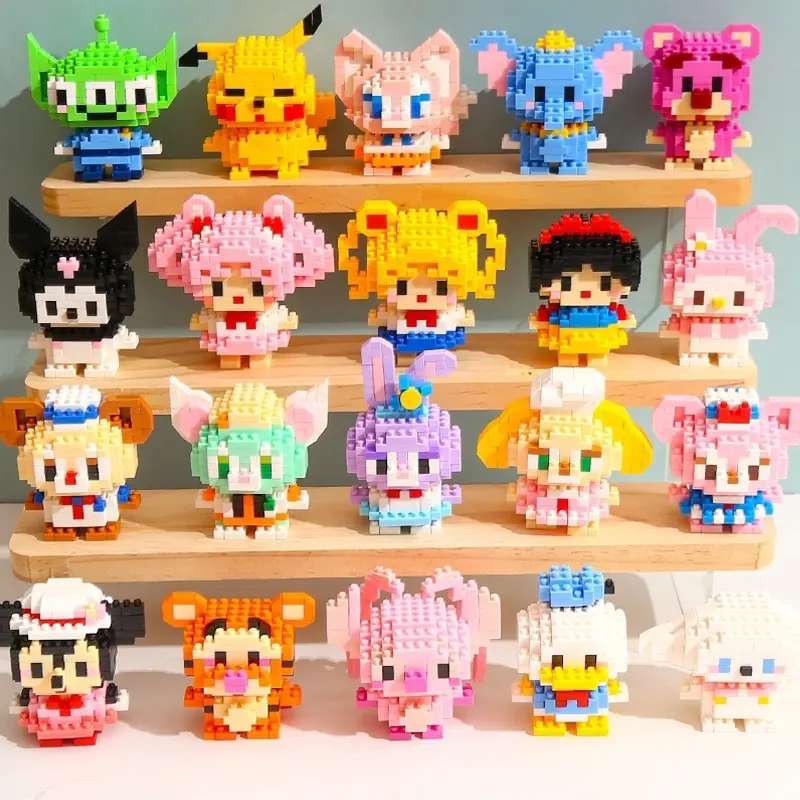 Nano Block Model DIY Karakter Balok Susun Edukasi Anak Bricks Mini Blok Hadiah Mainan Plastik Toys 5