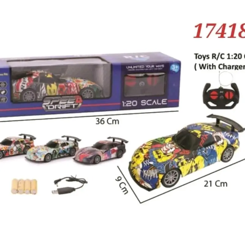 Mainan Rc Drift Karakter Batik mainan mobil remot control 0