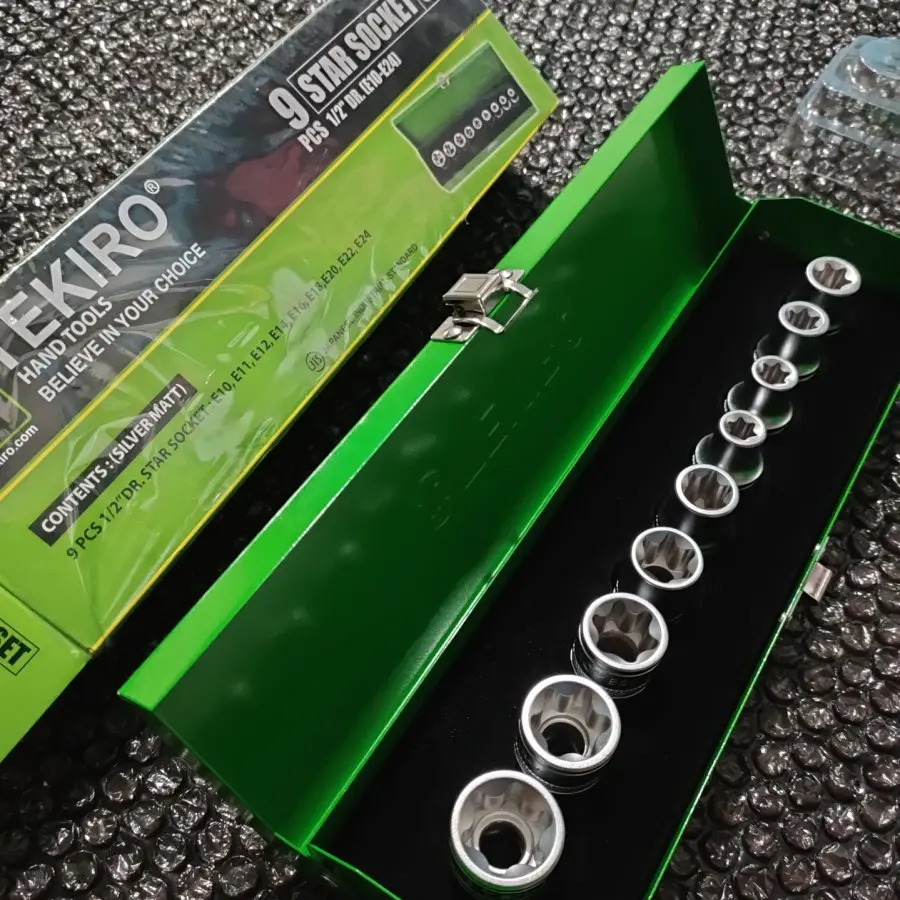 TEKIRO MATA SOK BINTANG SET 9 PCS / KUNCI SOK BELIMBING