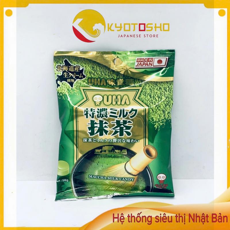 Kẹo trà xanh UHA Nhật Bản (gói 58 gram) - Ăn Vặt - Candy