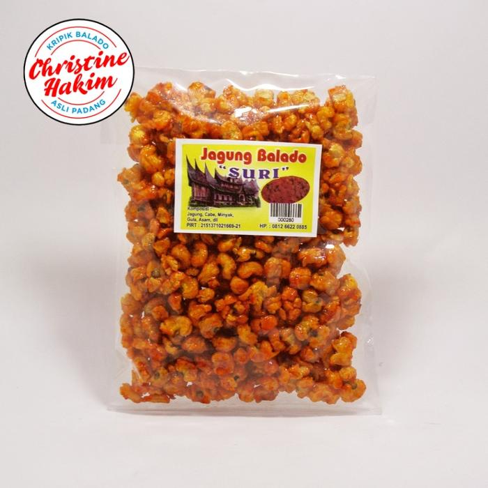 Gambar Jagung Balado Suri / Jagung Goreng Balado Suri - Not Specified dari Kripik Balado Christine Hakim Kota Padang 4 Tokopedia